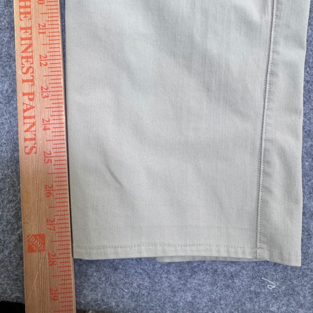 Vuori Mens Meta Pants Sand Khaki Technical Stretch 5-Pocket Chino 35x28.5 Flaw - Picture 8 of 9